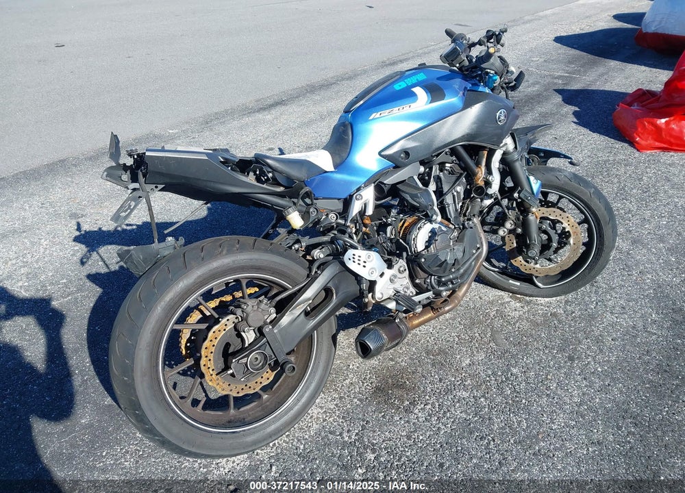 2017 YAMAHA FZ07 VIN: JYARM06E7HA012680