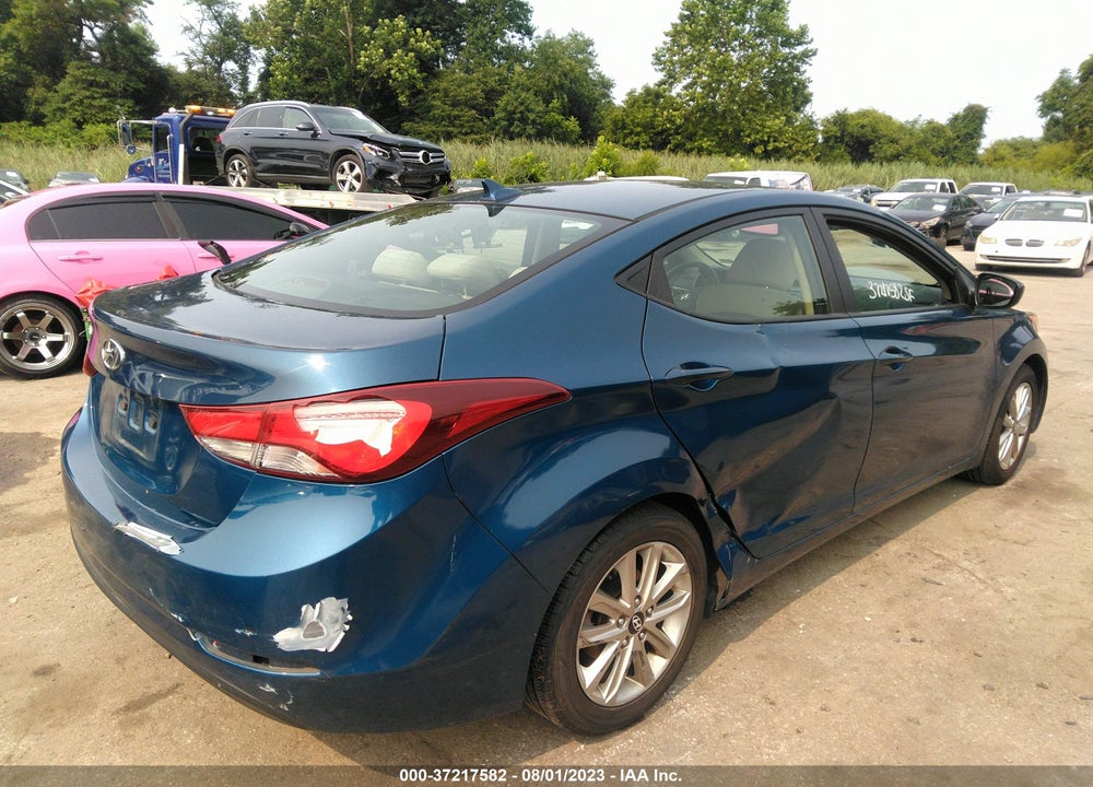 2015 HYUNDAI ELANTRA SE (ULSAN PLANT) VIN: KMHDH4AE4FU447410