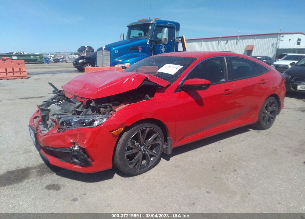 2020 HONDA CIVIC SPORT VIN: 2HGFC2F82LH515383