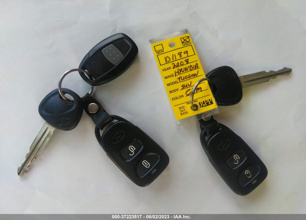 2008 HYUNDAI TUCSON LIMITED V6/SE VIN: KM8JN72D58U733630