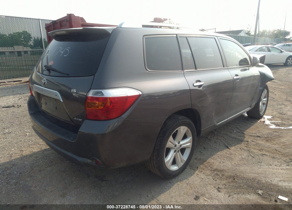 2008 TOYOTA HIGHLANDER LIMITED VIN: JTEES42AX82042216