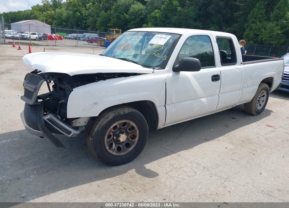 2005 CHEVROLET SILVERADO 1500 WORK TRUCK VIN: 1GCEC19X25Z217328