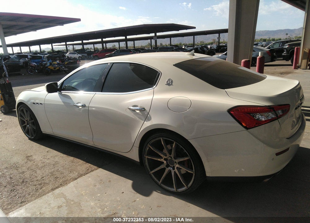 2016 MASERATI GHIBLI S VIN: ZAM57RSA8G1187144