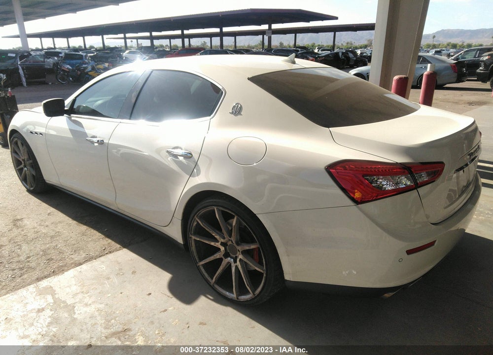 2016 MASERATI GHIBLI S VIN: ZAM57RSA8G1187144