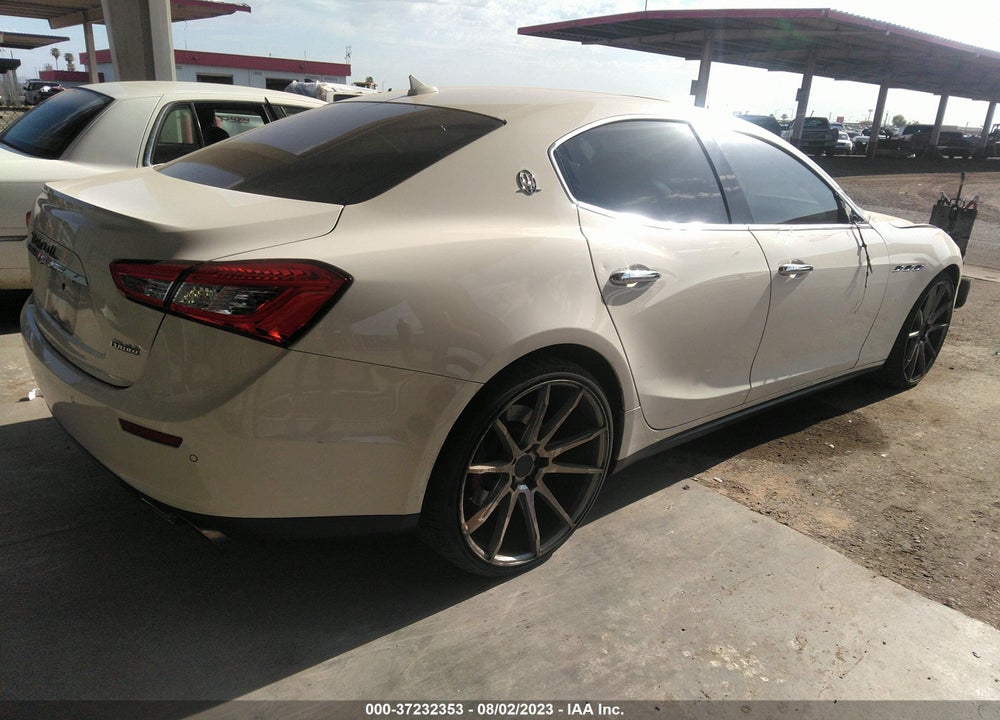2016 MASERATI GHIBLI S VIN: ZAM57RSA8G1187144