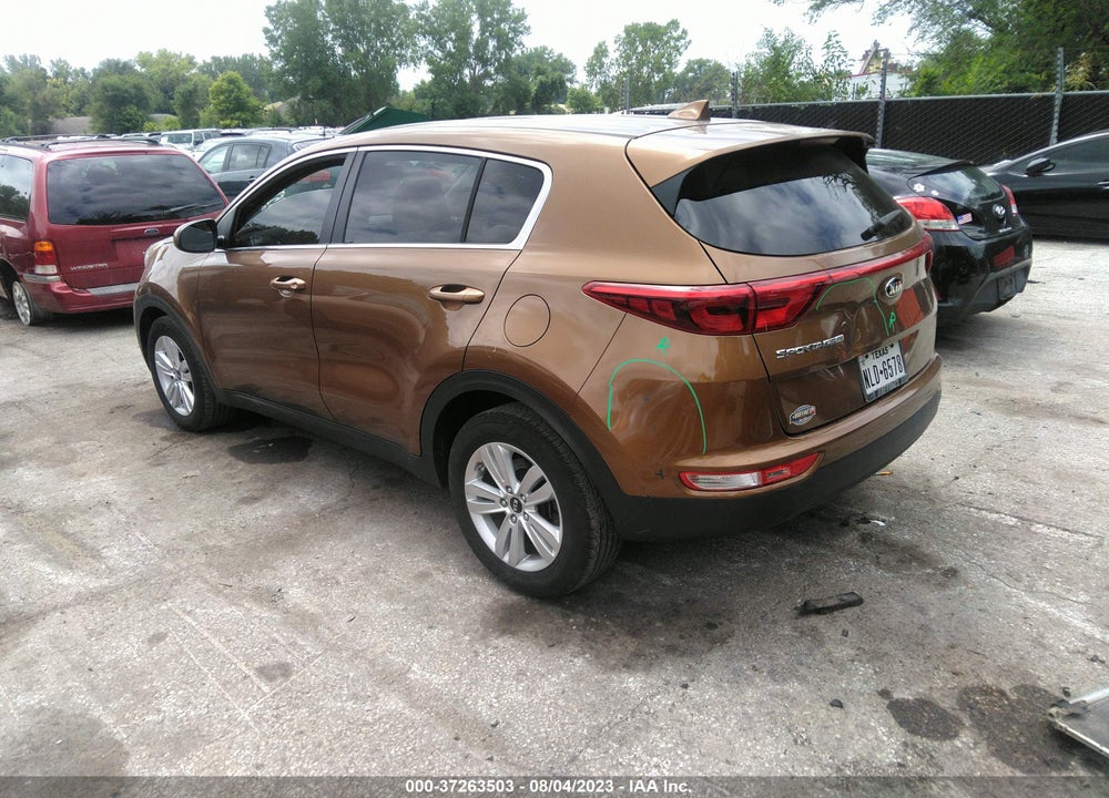 2017 KIA SPORTAGE LX VIN: KNDPM3AC4H7270834