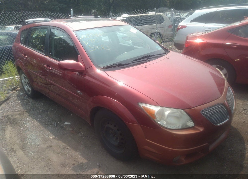 2005 PONTIAC VIBE VIN: 5Y2SL63865Z479354