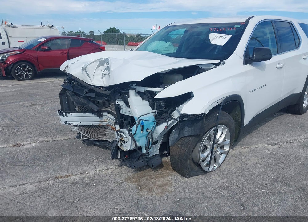 2021 CHEVROLET TRAVERSE FWD LS VIN: 1GNERFKW6MJ162836