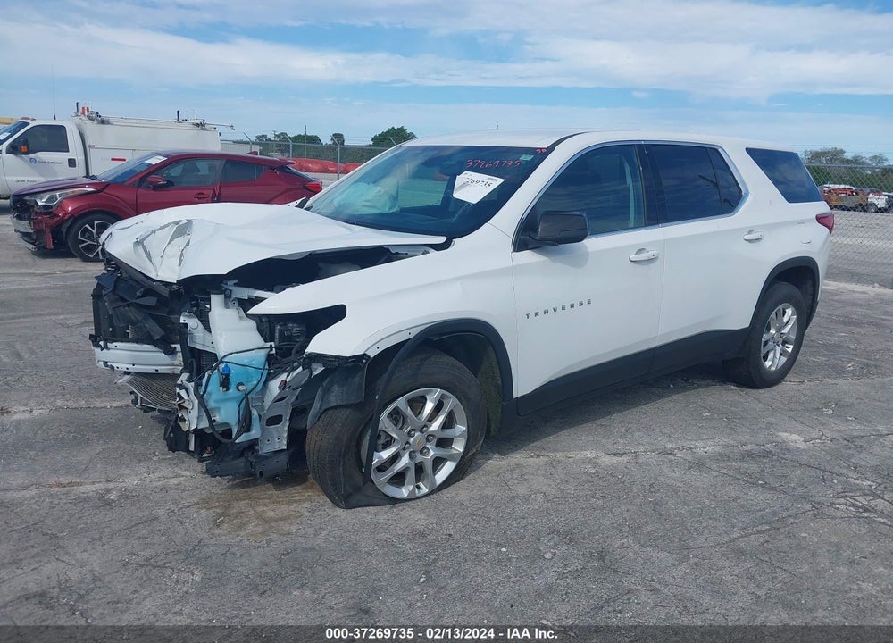 2021 CHEVROLET TRAVERSE FWD LS VIN: 1GNERFKW6MJ162836