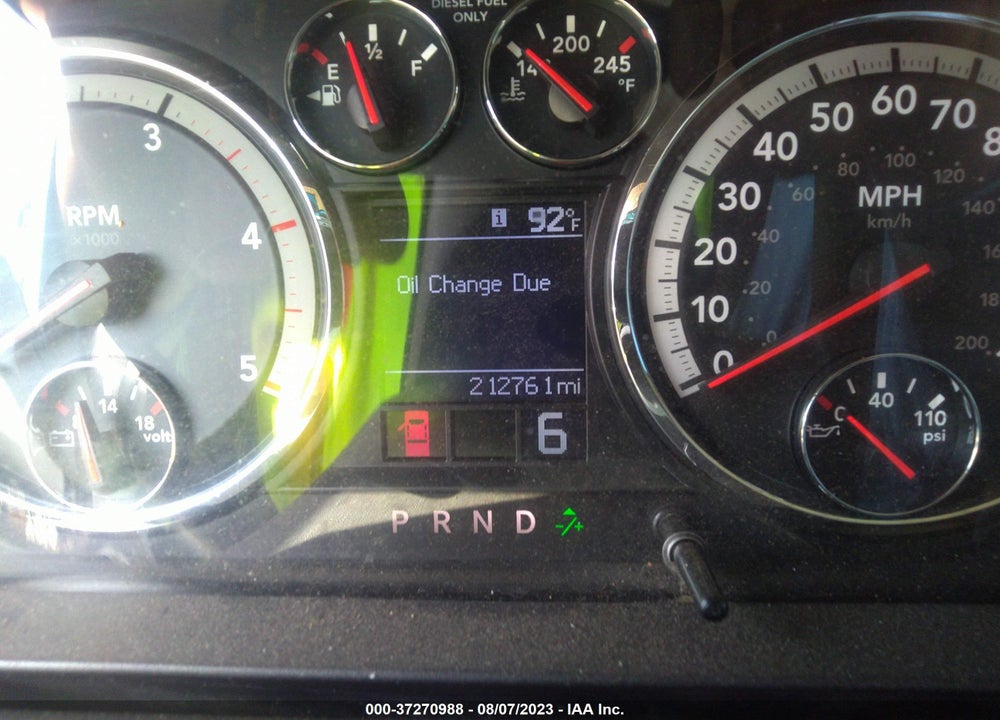 2011 RAM 2500 ST VIN: 3D7TP2CL2BG521901