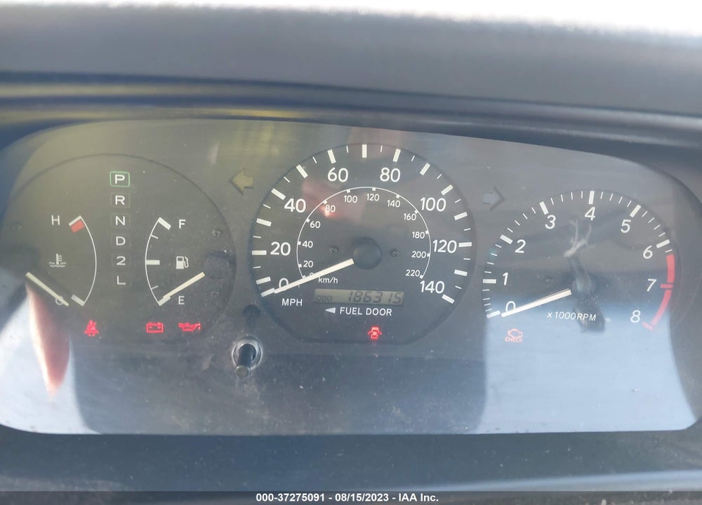 2001 TOYOTA CAMRY XLE/LE VIN: 4T1BF22K71U122362