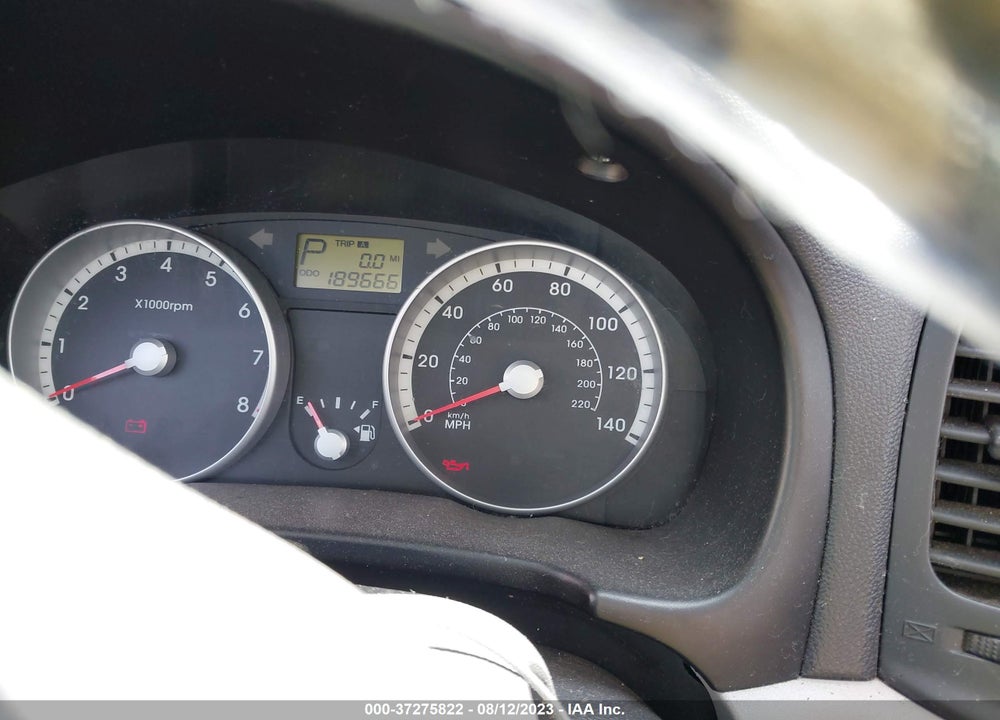 2009 HYUNDAI ACCENT VIN: KMHCN46C39U295961