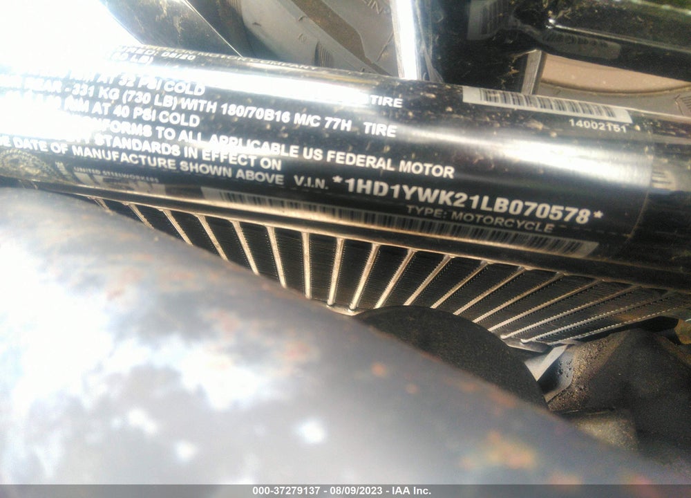 2020 HARLEY-DAVIDSON FXLRS VIN: 1HD1YWK21LB070578