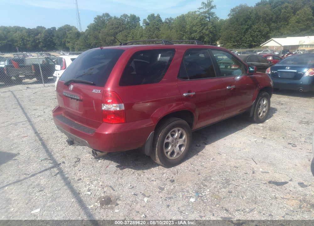 2002 ACURA MDX TOURING PKG VIN: 2HNYD18662H505099