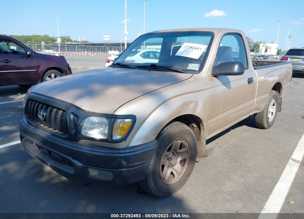 2002 TOYOTA TACOMA BASE (A4) VIN: 5TENL42N62Z140084