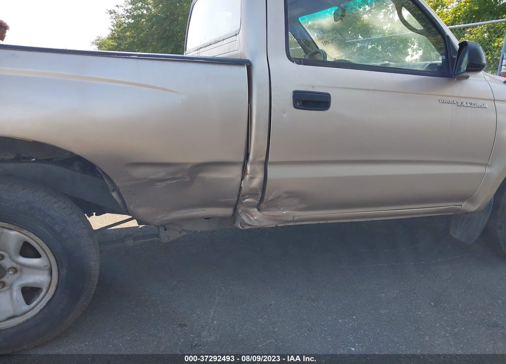 2002 TOYOTA TACOMA BASE (A4) VIN: 5TENL42N62Z140084
