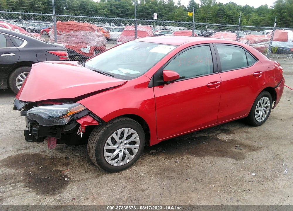 2019 TOYOTA COROLLA LE VIN: 2T1BURHE7KC184962
