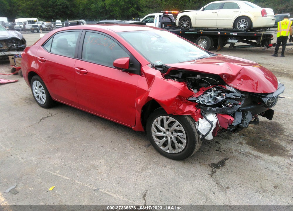 2019 TOYOTA COROLLA LE VIN: 2T1BURHE7KC184962