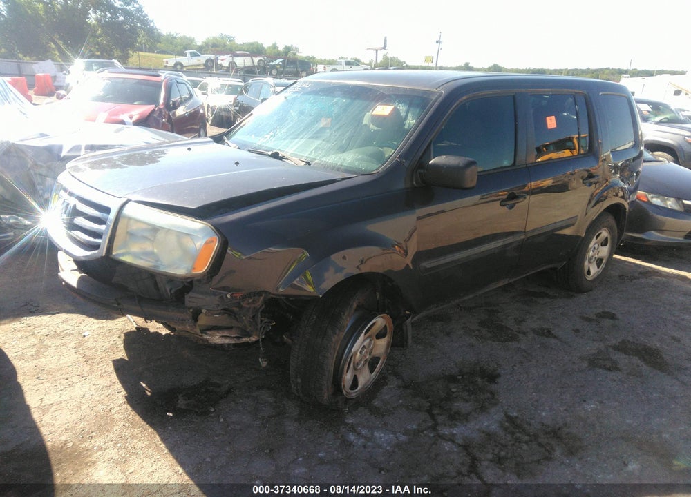 2012 HONDA PILOT LX VIN: 5FNYF3H23CB036876