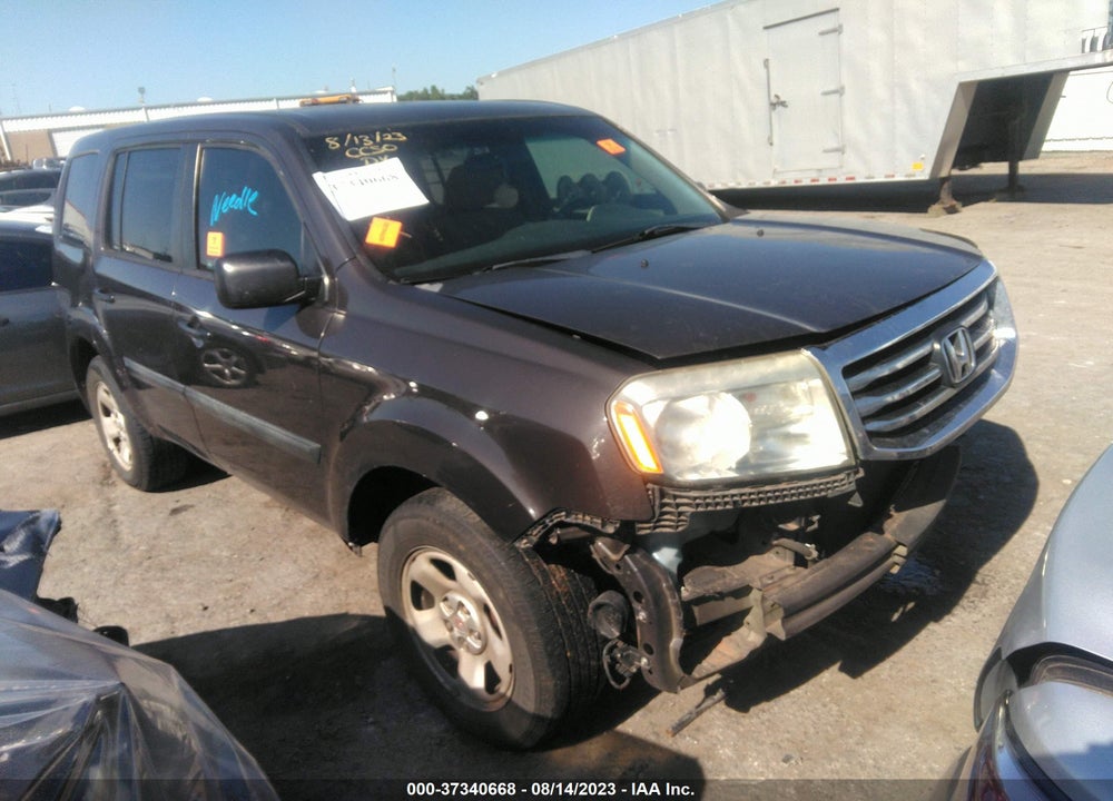 2012 HONDA PILOT LX VIN: 5FNYF3H23CB036876