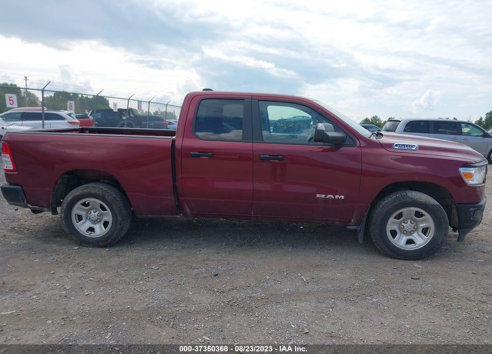 2019 RAM 1500 TRADESMAN 4X4 6'4 BOX VIN: 1C6SRFCTXKN651897