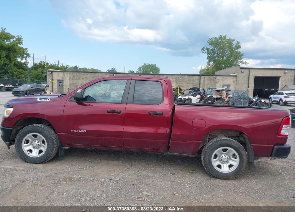 2019 RAM 1500 TRADESMAN 4X4 6'4 BOX VIN: 1C6SRFCTXKN651897