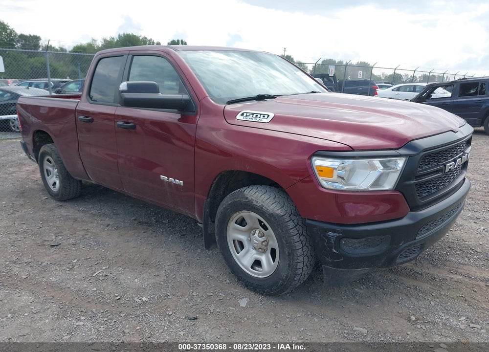 2019 RAM 1500 TRADESMAN 4X4 6'4 BOX VIN: 1C6SRFCTXKN651897