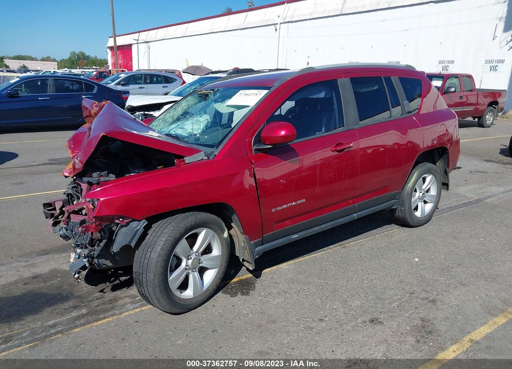 2016 JEEP COMPASS LATITUDE VIN: 1C4NJDEB8GD733114