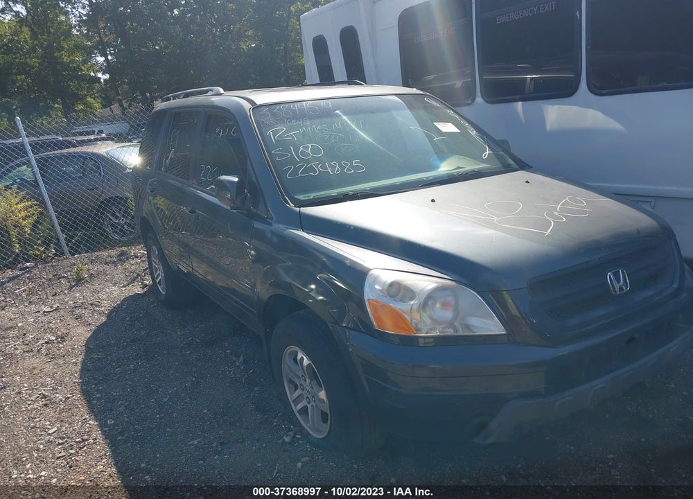 2005 HONDA PILOT EX-L VIN: 2HKYF187X5H552298