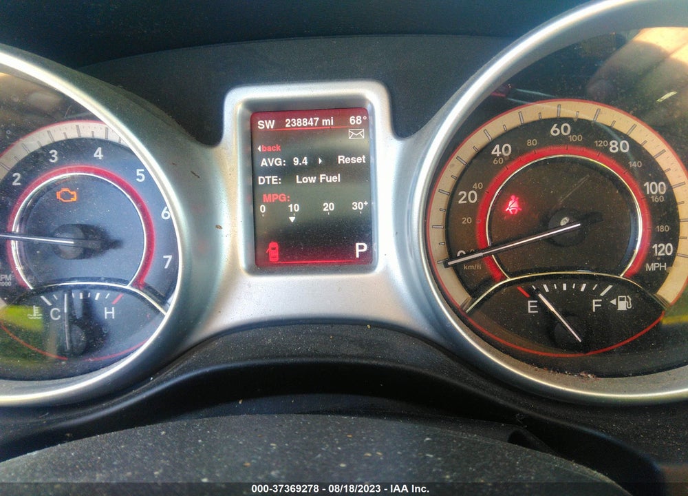 2014 DODGE JOURNEY R/T VIN: 3C4PDDEG4ET184451