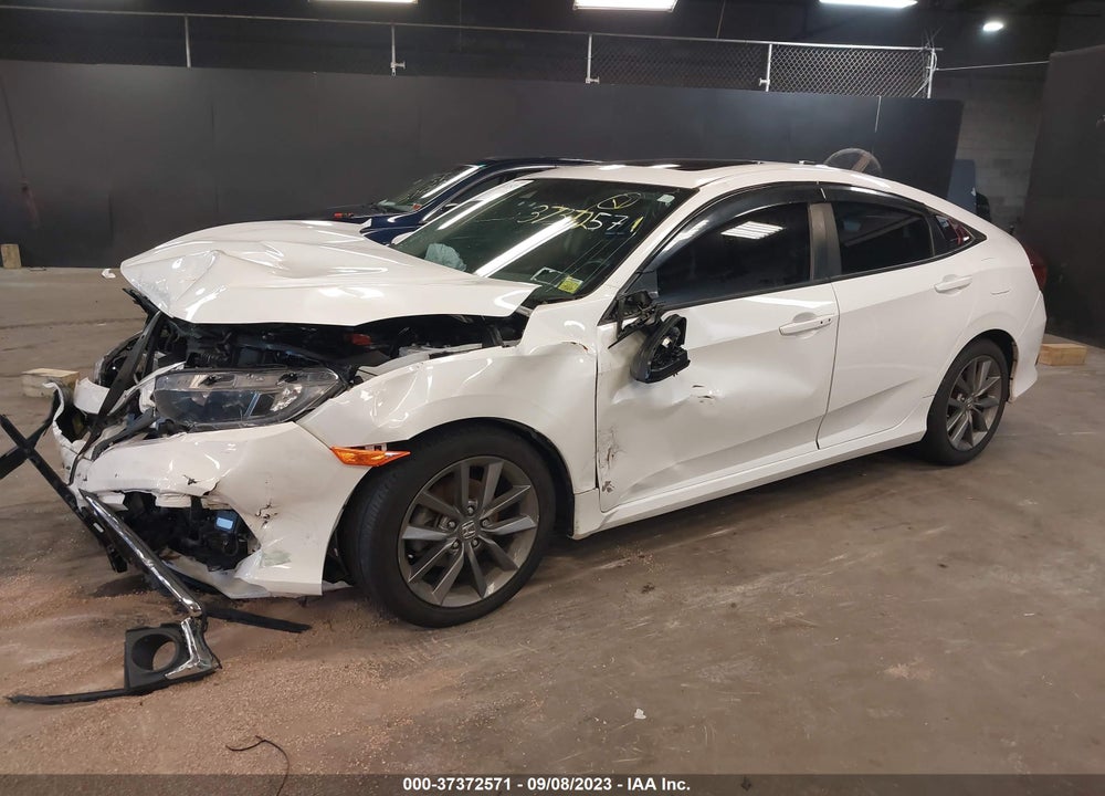 2019 HONDA CIVIC EX VIN: 19XFC1F33KE208201