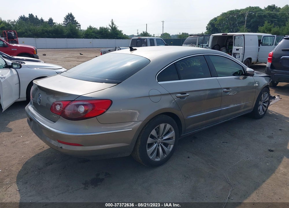 2012 VOLKSWAGEN CC SPORT VIN: WVWMP7AN0CE527897