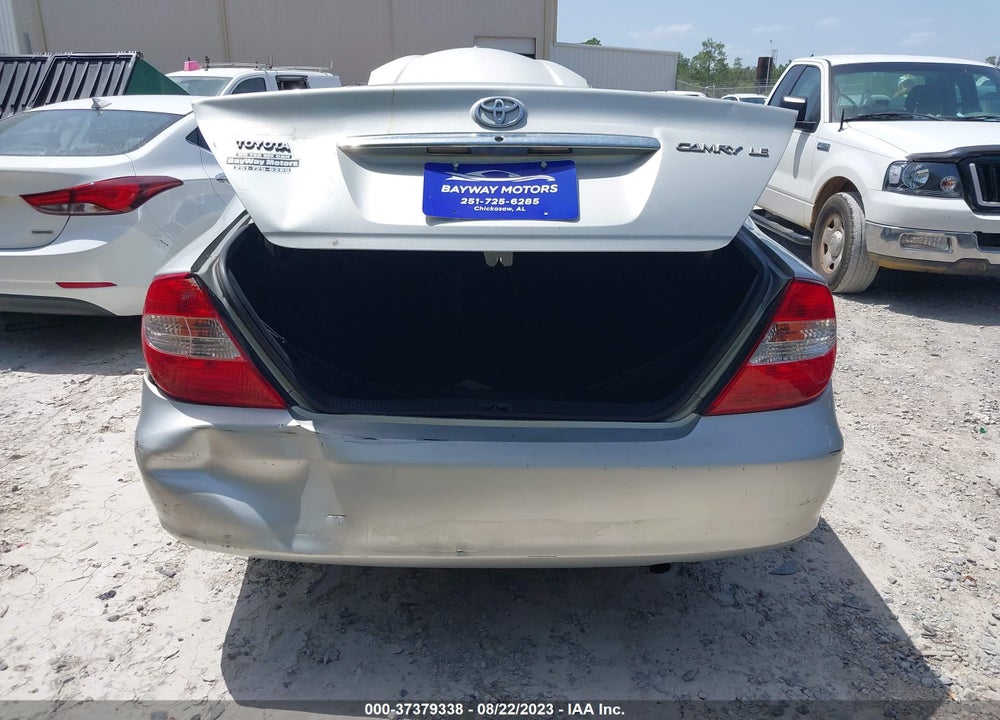 2002 TOYOTA CAMRY XLE/SE/LE VIN: 4T1BE32K72U087560