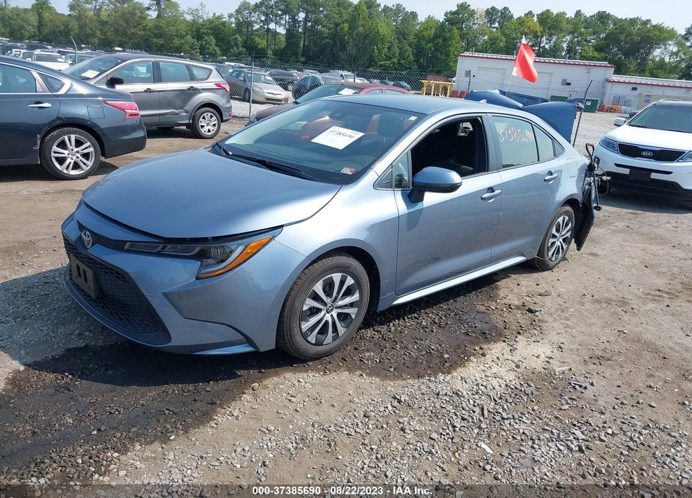 2022 TOYOTA COROLLA HYBRID LE VIN: JTDEAMDE4NJ048277