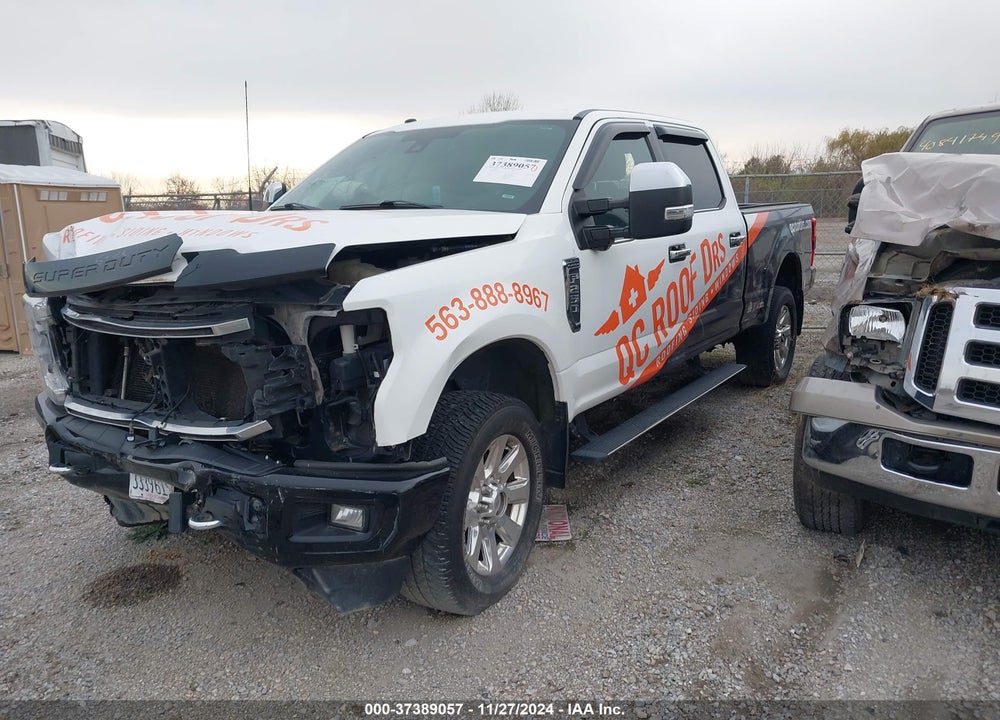 2017 FORD F-250 PLATINUM VIN: 1FT7W2B69HEB99168