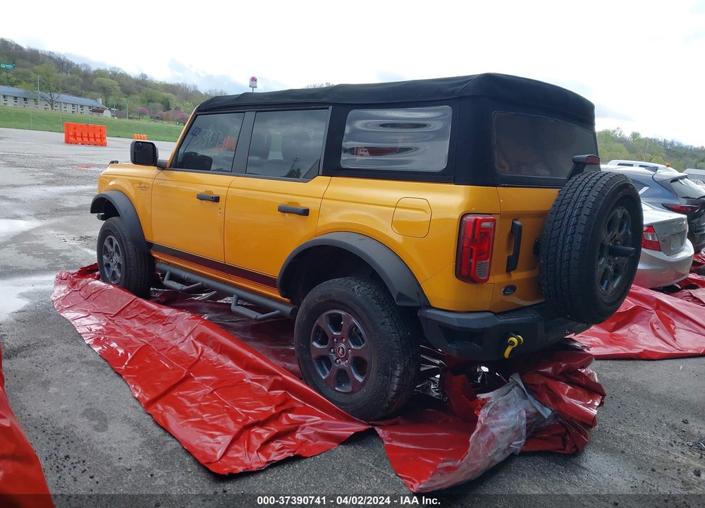 2022 FORD BRONCO VIN: 1FMDE5DH6NLB59588