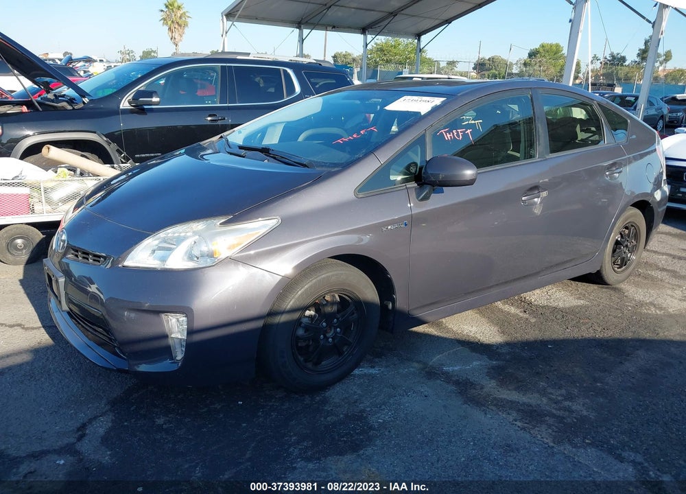 2012 TOYOTA PRIUS THREE VIN: JTDKN3DU8C1591167