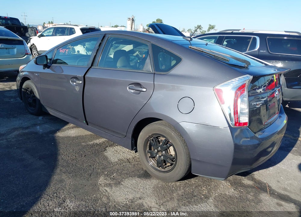 2012 TOYOTA PRIUS THREE VIN: JTDKN3DU8C1591167