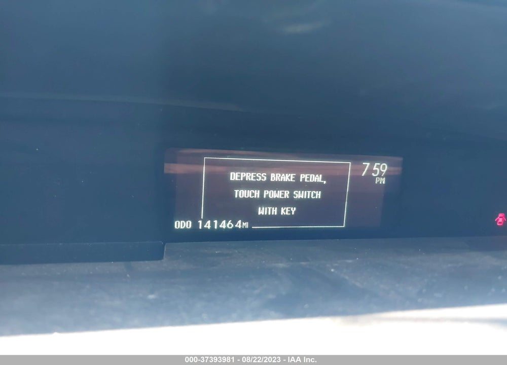 2012 TOYOTA PRIUS THREE VIN: JTDKN3DU8C1591167