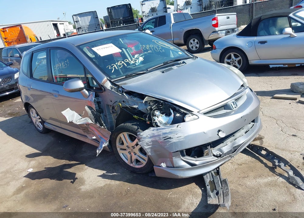 2007 HONDA FIT SPORT VIN: JHMGD38637S067685