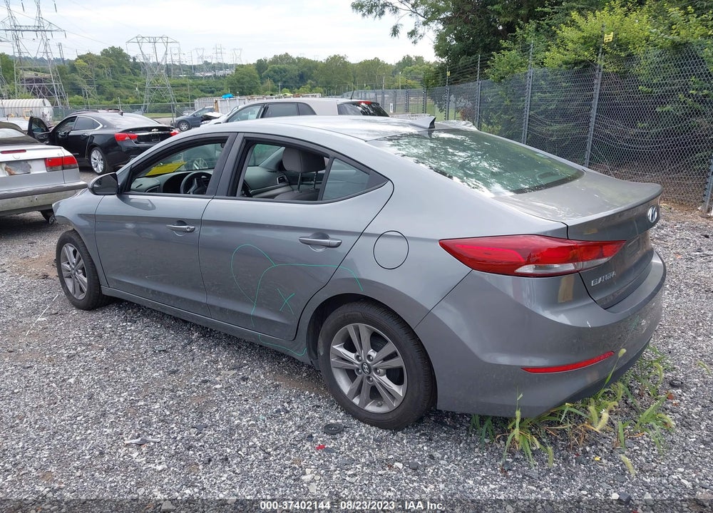 2017 HYUNDAI ELANTRA SE VIN: KMHD84LF3HU382655
