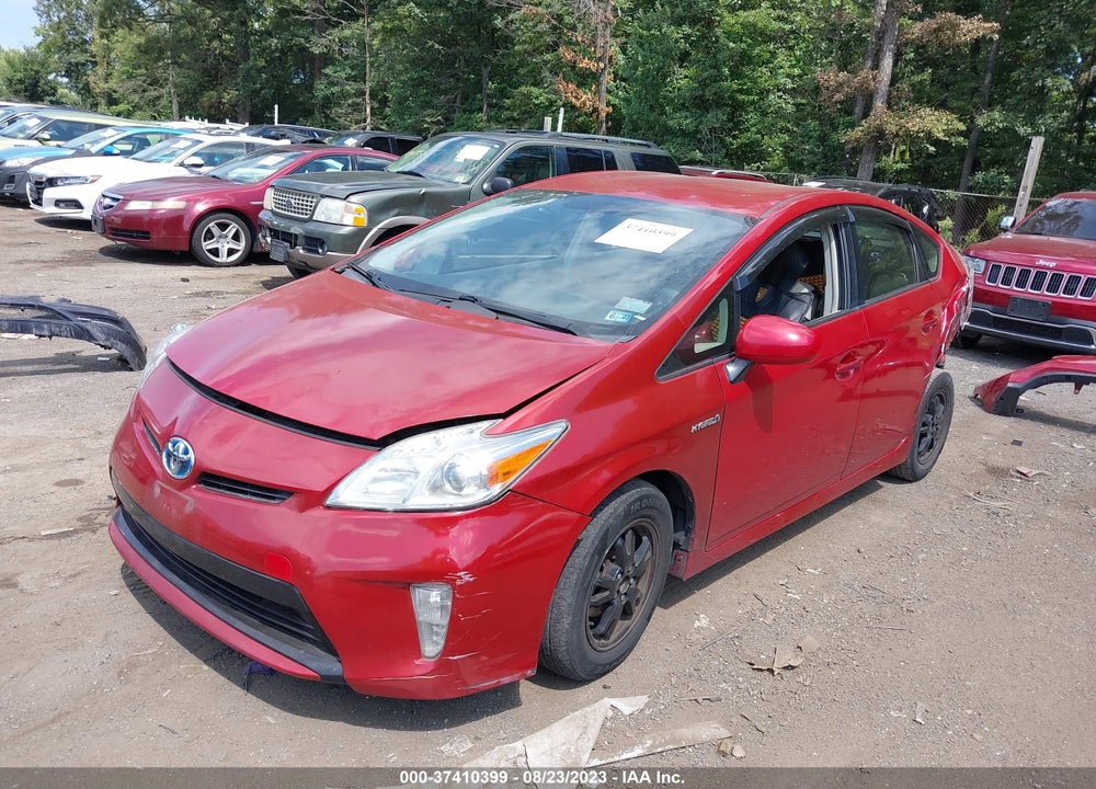 2012 TOYOTA PRIUS TWO VIN: JTDKN3DU2C5416552