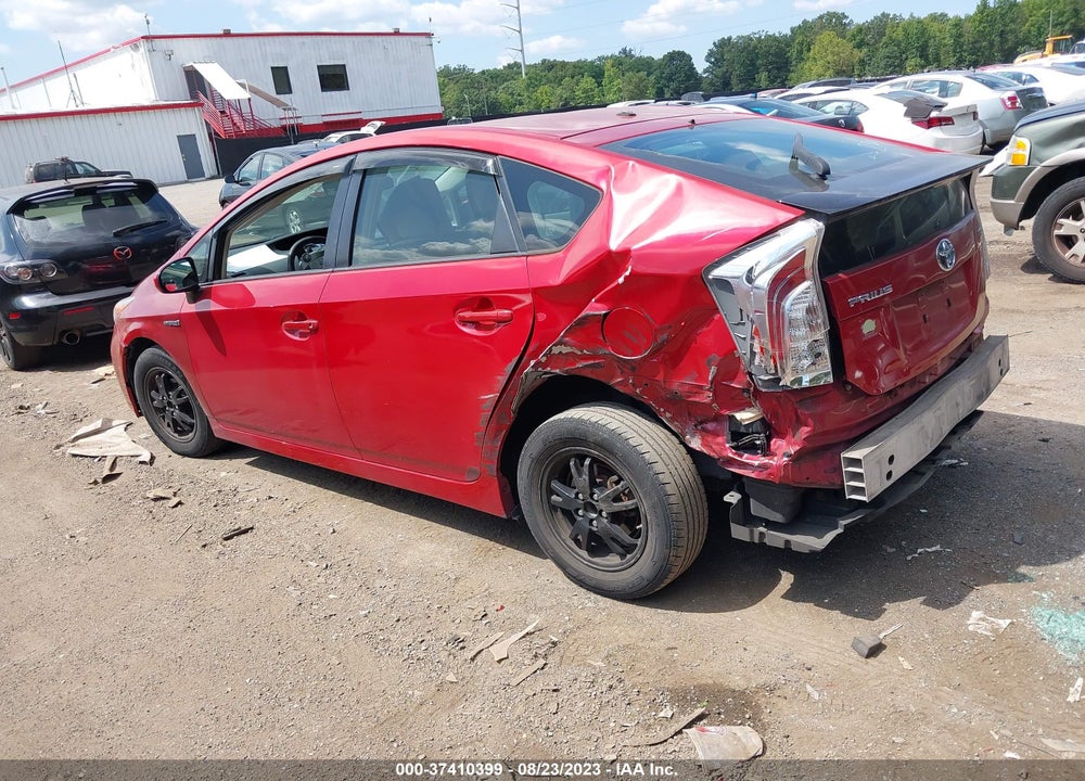 2012 TOYOTA PRIUS TWO VIN: JTDKN3DU2C5416552
