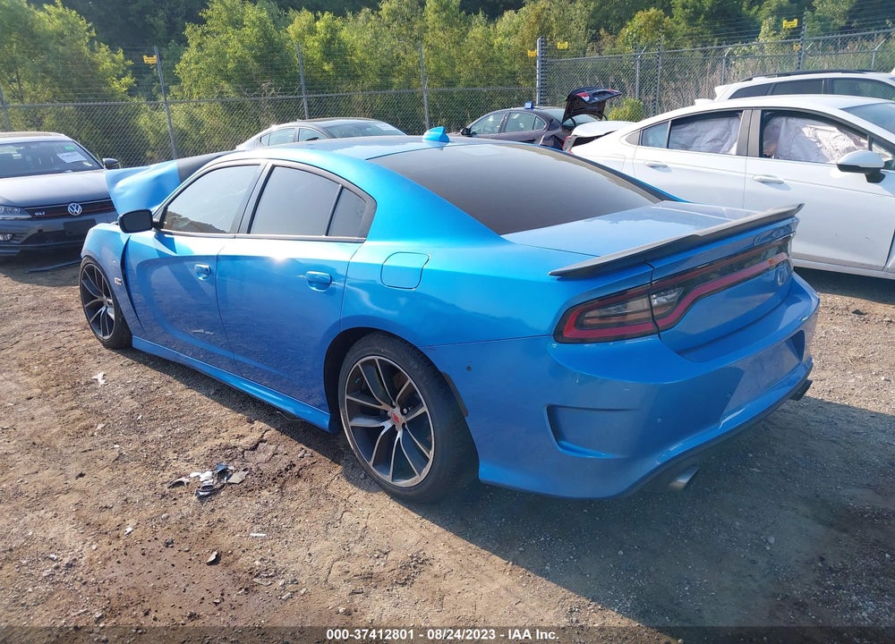 2018 DODGE CHARGER R/T SCAT PACK RWD VIN: 2C3CDXGJ4JH290799