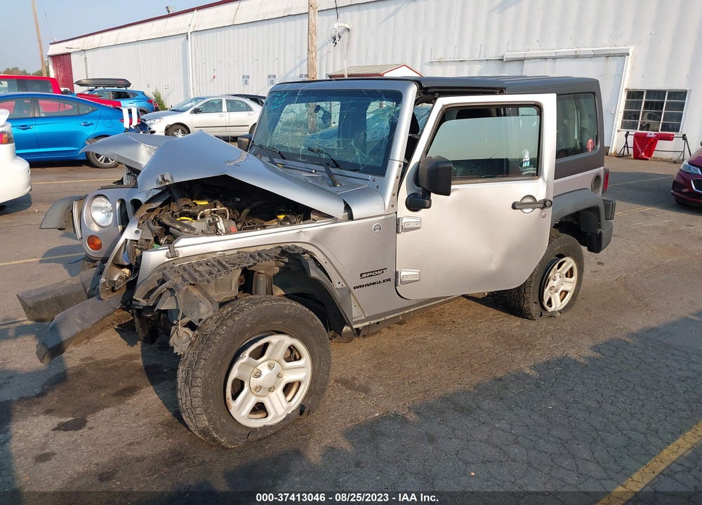 2013 JEEP WRANGLER SPORT VIN: 1C4AJWAGXDL706669