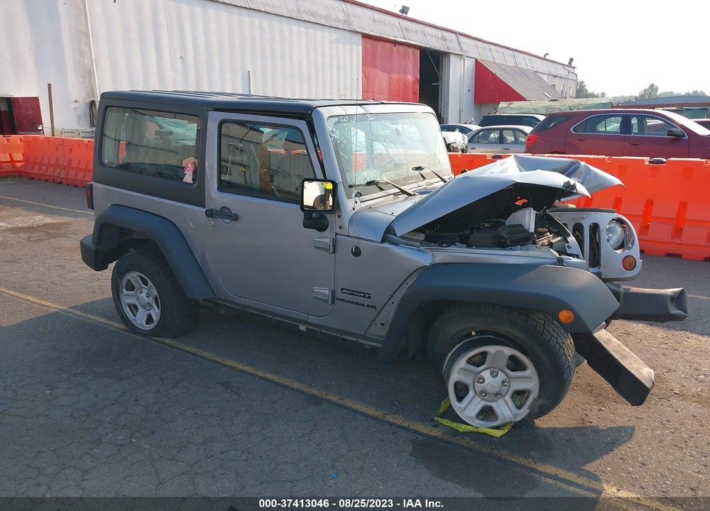 2013 JEEP WRANGLER SPORT VIN: 1C4AJWAGXDL706669
