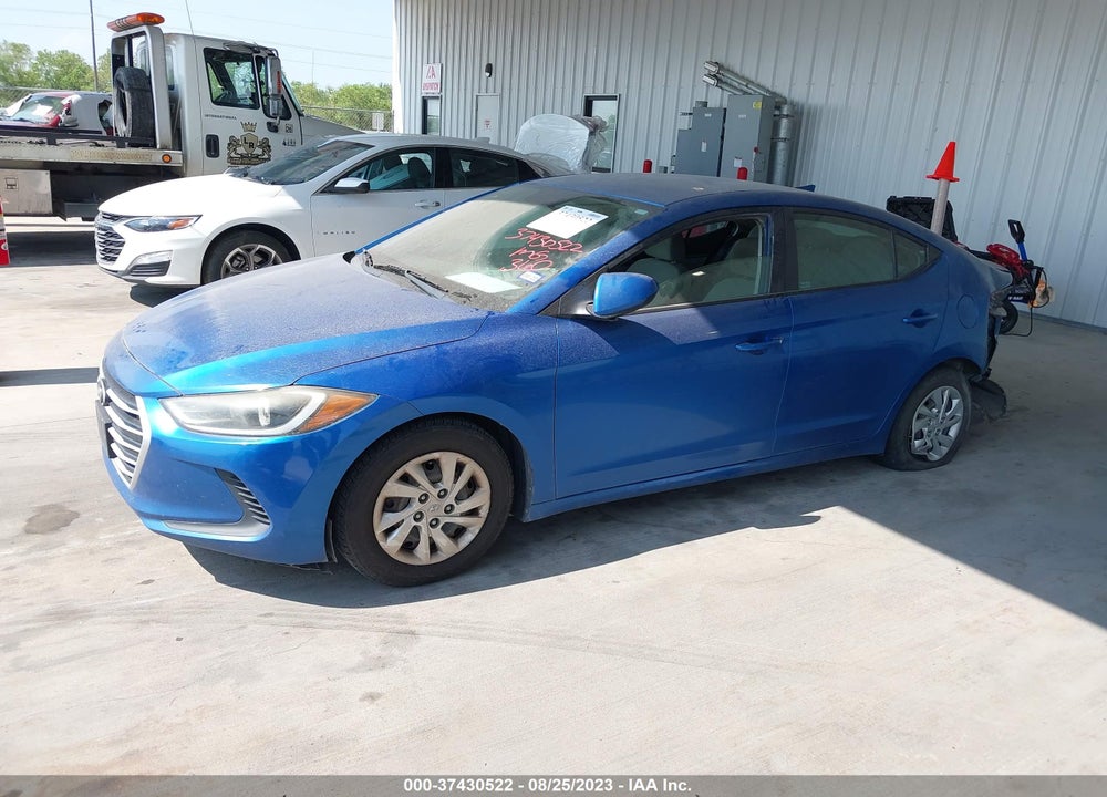 2017 HYUNDAI ELANTRA SE VIN: 5NPD74LF6HH203218