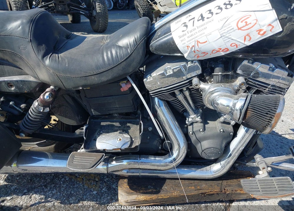 2012 HARLEY-DAVIDSON FXDWG DYNA WIDE GLIDE VIN: 1HD1GPM34CC333154