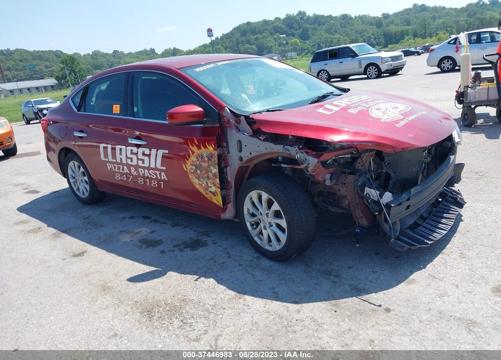 2019 NISSAN SENTRA SV VIN: 3N1AB7AP7KY263990