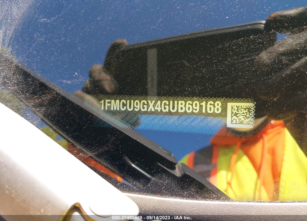 2016 FORD ESCAPE SE VIN: 1FMCU9GX4GUB69168